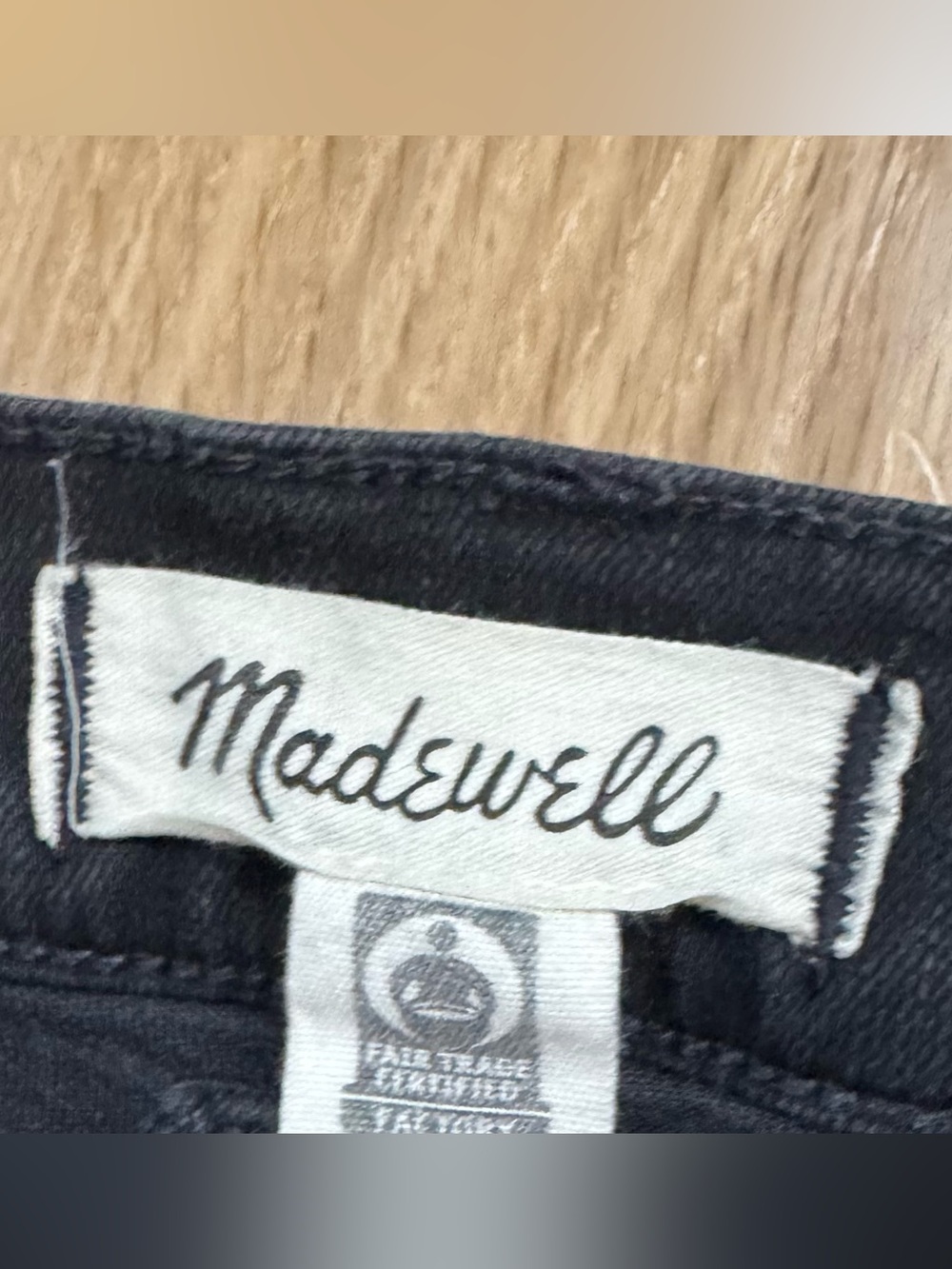 Madewell Skinny Flare Black Jeans – Size 28 - Picture 2 of 7